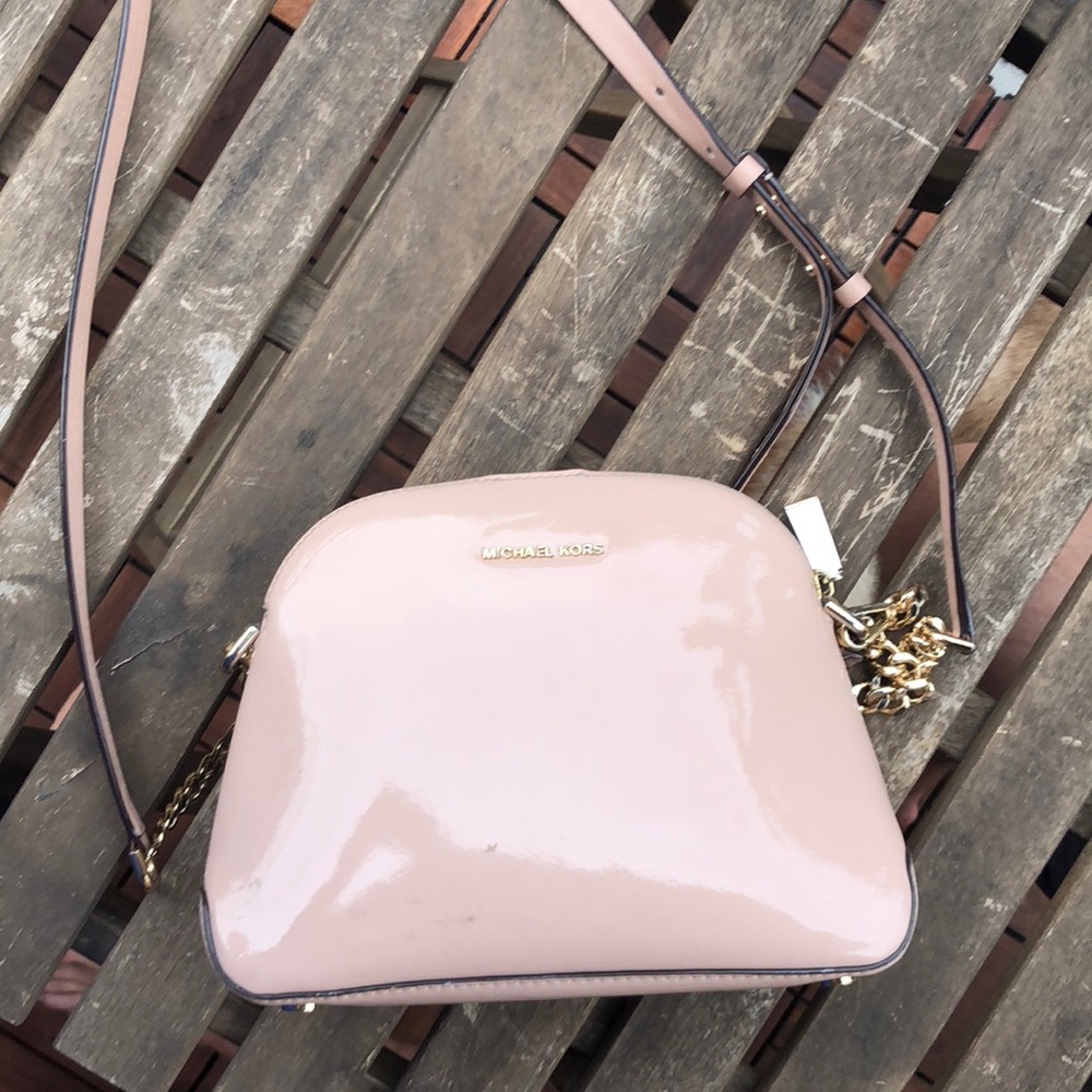 Rose gold Michael Kors bag